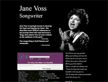 Tablet Screenshot of janevoss.com